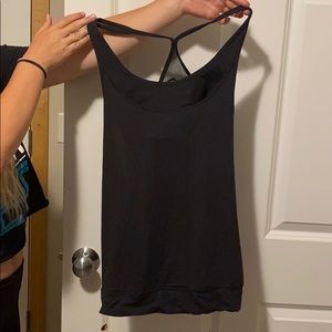 Lulu open back cross tank